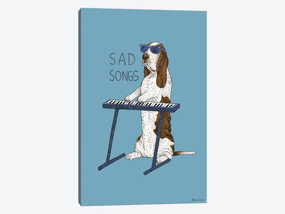 Sad Songs by Martina Scott 1-piece Canvas Artwork