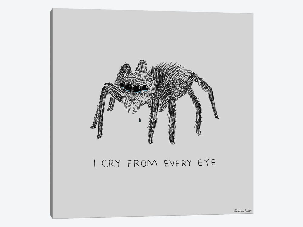 Cry From Every Eye by Martina Scott 1-piece Canvas Artwork