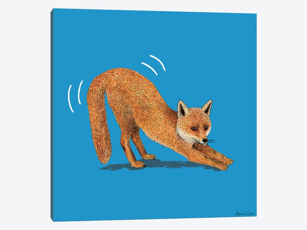 Foxy Fox by Martina Scott 1-piece Canvas Art