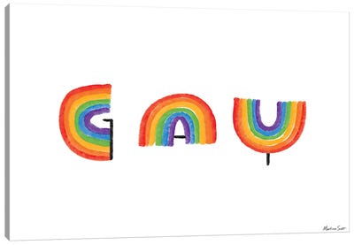 Gay Rainbows Canvas Art Print