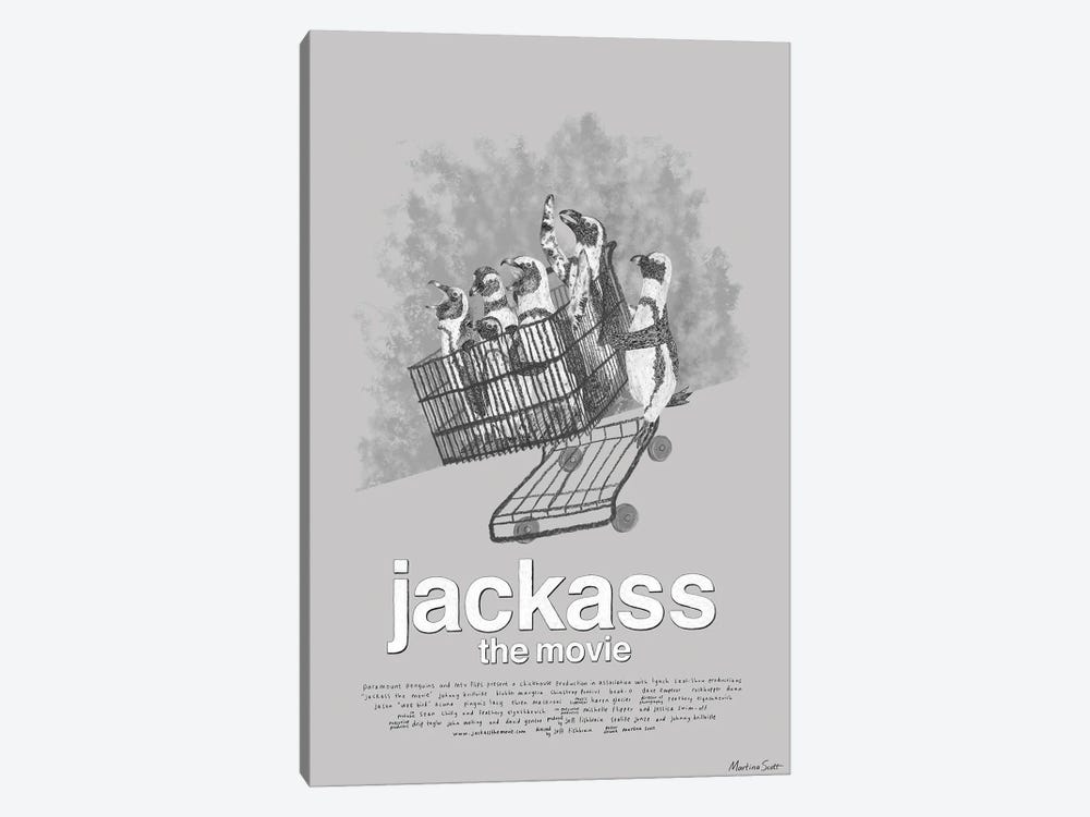 Jackass The Movie by Martina Scott 1-piece Canvas Wall Art