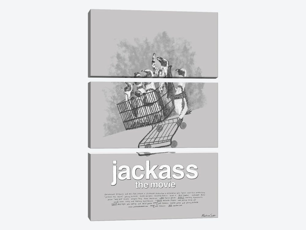 Jackass The Movie by Martina Scott 3-piece Canvas Artwork