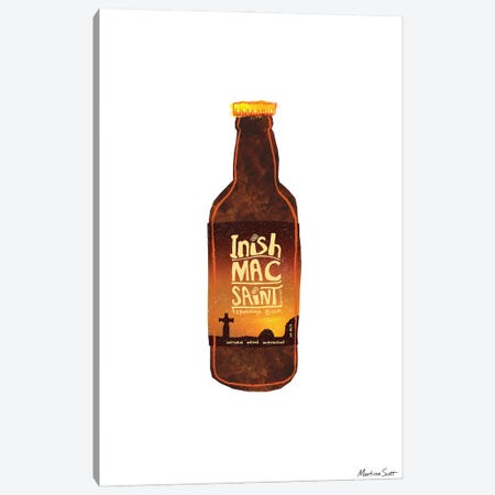Northern Irish Craft Beer - Inish Mac Saint Canvas Print #MAS40} by Martina Scott Canvas Art