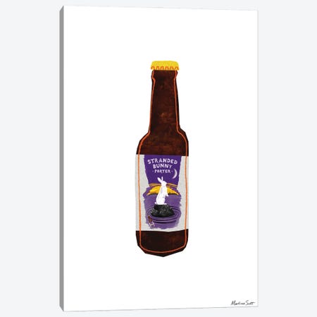 Northern Irish Craft Beer - Stranded Bunny Porter Canvas Print #MAS43} by Martina Scott Canvas Artwork