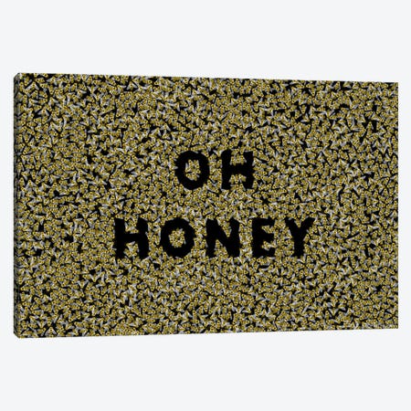 Oh Honey Canvas Print #MAS47} by Martina Scott Art Print