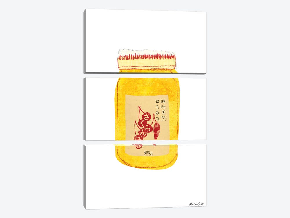 Akaoni Honey by Martina Scott 3-piece Canvas Artwork