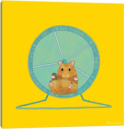 Swall Before Ball Canvas Art Print - Hamsters