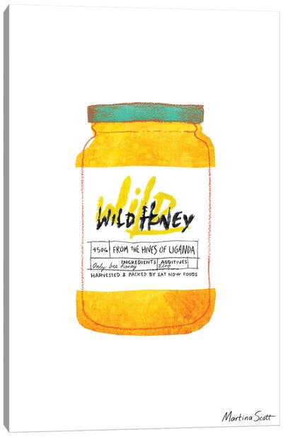 Wild Honey Canvas Art Print - Martina Scott