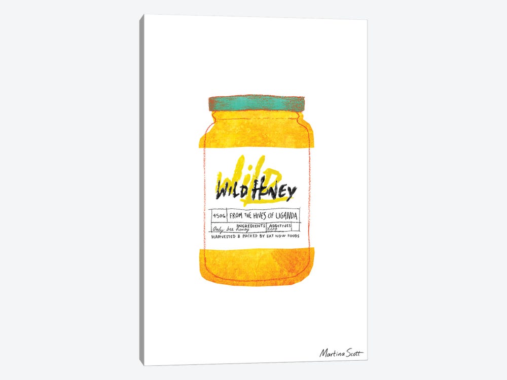 Wild Honey by Martina Scott 1-piece Canvas Wall Art