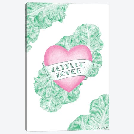 Lettuce Lover Canvas Print #MAS84} by Martina Scott Canvas Art Print