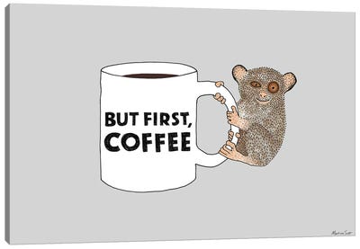 But First, Coffee Canvas Art Print