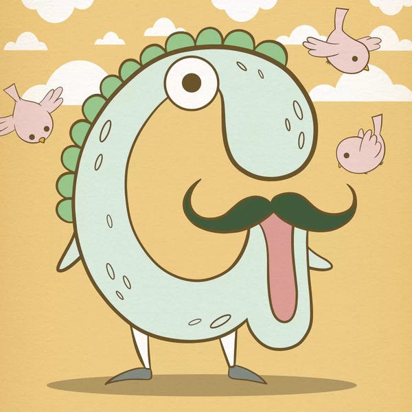 Monsters: G - Monster Alphabet by 5by5collective