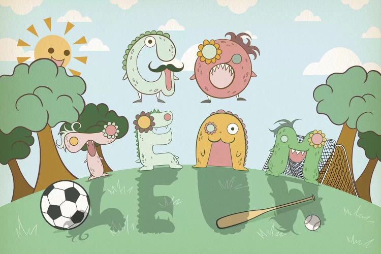 Go Team by 5by5collective wall art