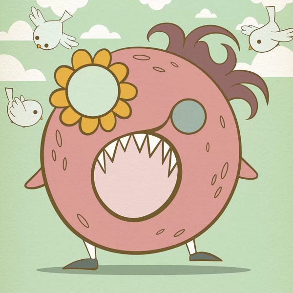 The Letter O: O - Monster Alphabet by 5by5collective