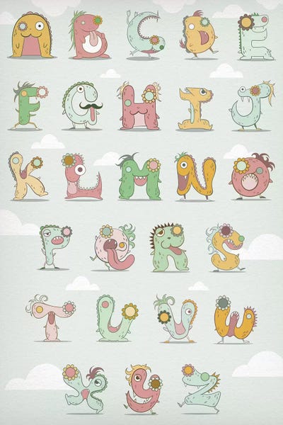 Full Alphabet: Alphabet Chart1 by 5by5collective