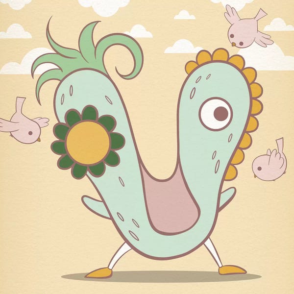 Monsters: V - Monster Alphabet by 5by5collective