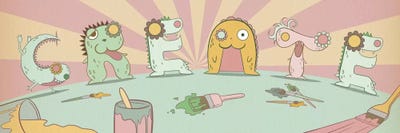 Create by 5by5collective canvas print