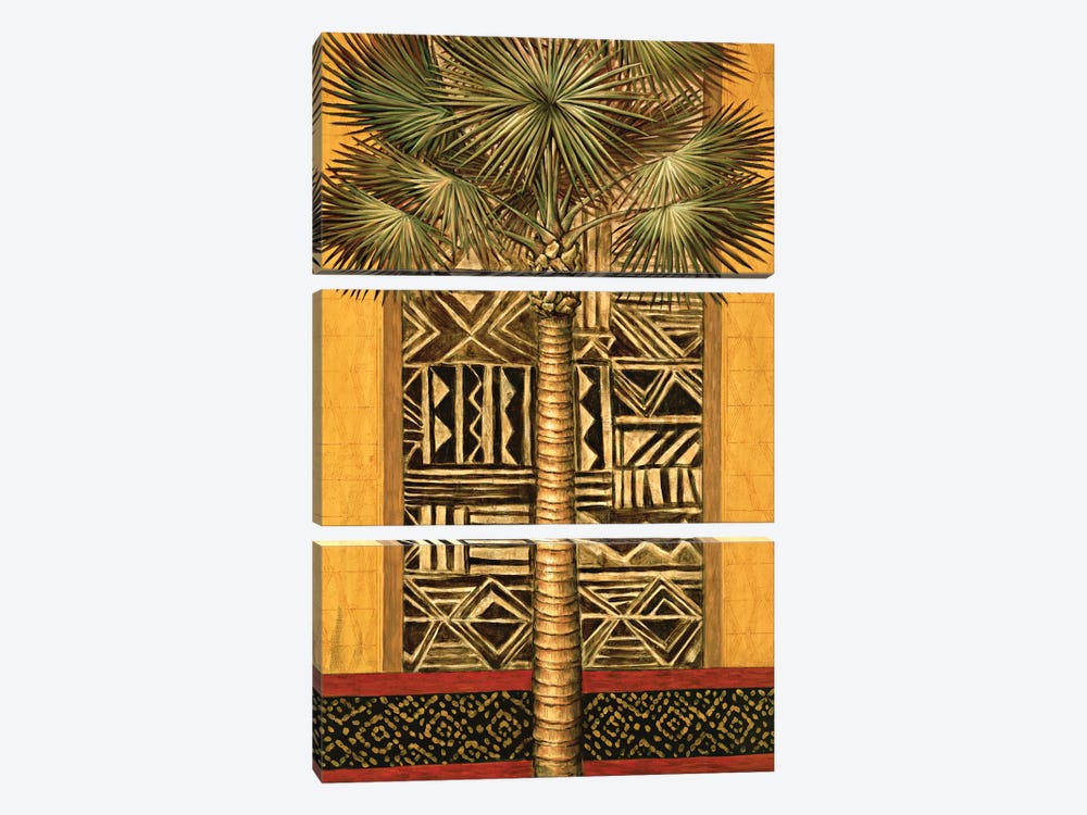 African Evening I by André Mazo 3-piece Canvas Art