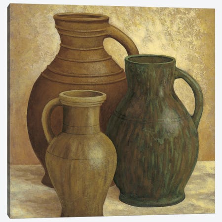 Vasi di terracotta Canvas Print #MAZ6} by André Mazo Art Print
