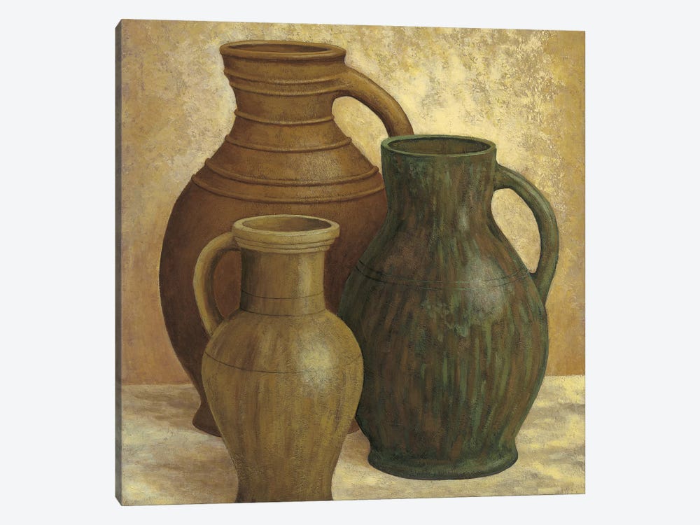Vasi di terracotta by André Mazo 1-piece Canvas Print