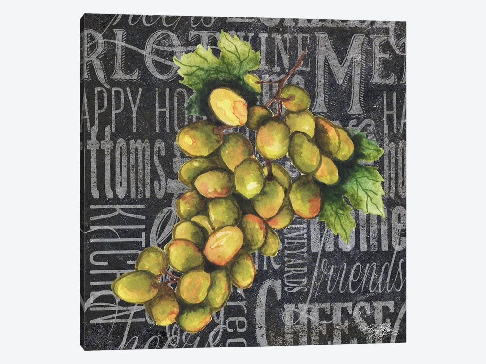 Wine Grapes I by Mary Beth Baker 1-piece Art Print