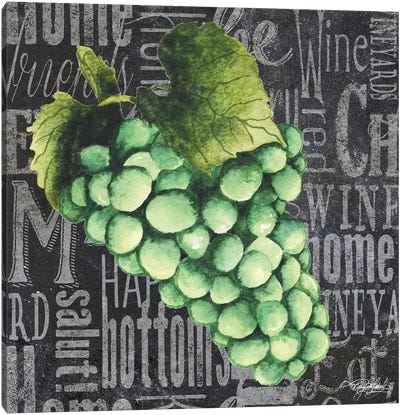 Wine Grapes II Canvas Art Print