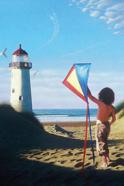Mike Briscoe - Canvas Prints: Searching For Wind by Mike Briscoe