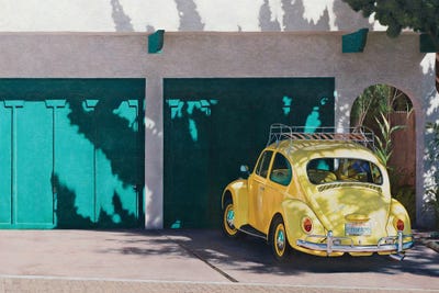 Mike Briscoe - Canvas Prints: Parked Up In San Clemente II by Mike Briscoe