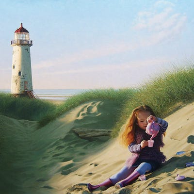 Mike Briscoe - Canvas Prints: Picnic by Mike Briscoe