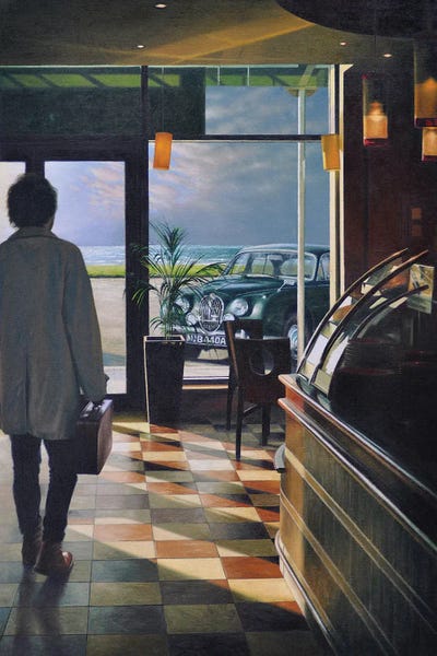 Mike Briscoe - Canvas Prints: The Visit by Mike Briscoe