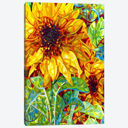 Summer in the Garden Canvas Print #MBD19} by Mandy Budan Canvas Art