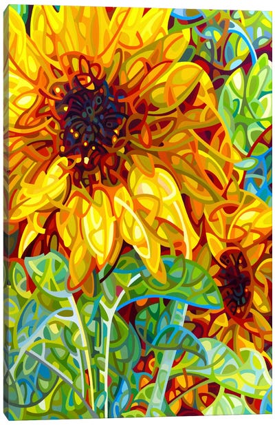 Summer in the Garden Canvas Art Print - Mandy Budan