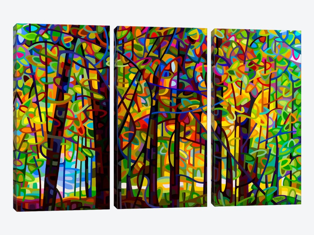 Standing Room Only by Mandy Budan 3-piece Canvas Artwork