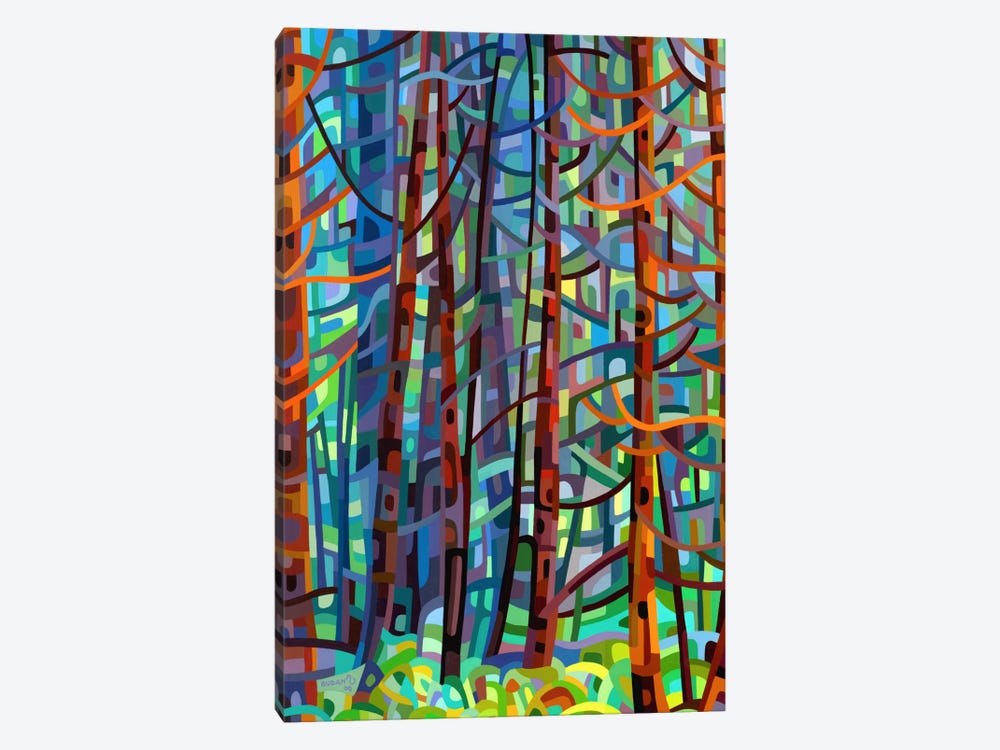 In a Pine Forest by Mandy Budan 1-piece Art Print