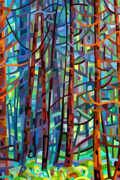 Pine Trees: In a Pine Forest by Mandy Budan