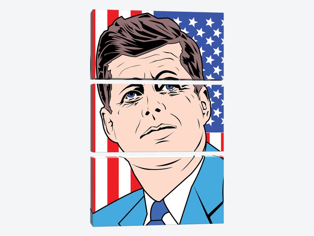 JFK by Mark Ben Harris 3-piece Art Print