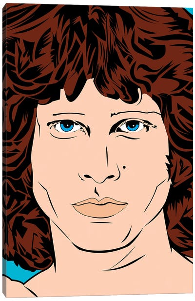 Jim Morrison Canvas Art Print - Mark Ben Harris