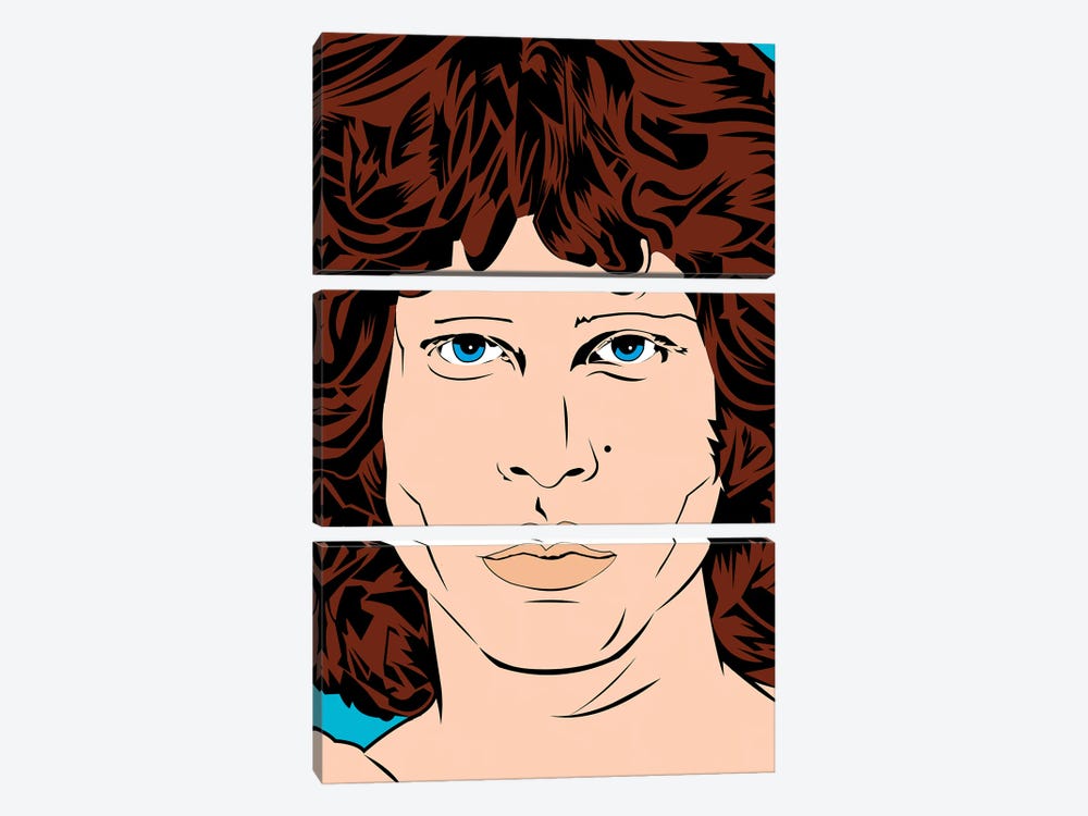 Jim Morrison by Mark Ben Harris 3-piece Art Print
