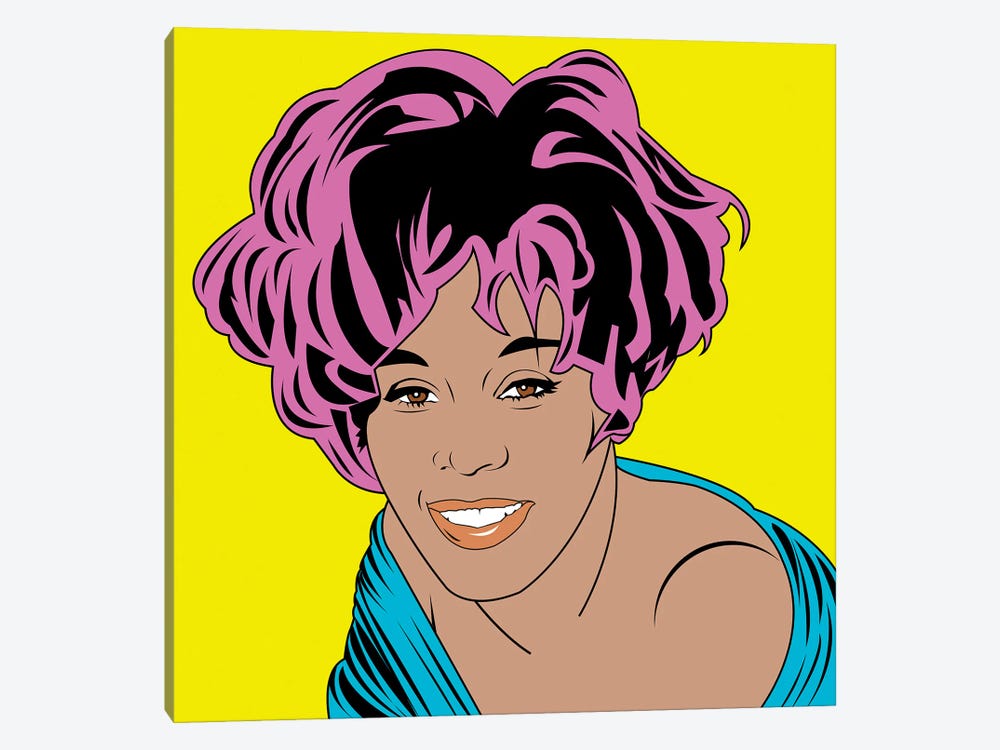 Whitney Houston by Mark Ben Harris 1-piece Canvas Artwork