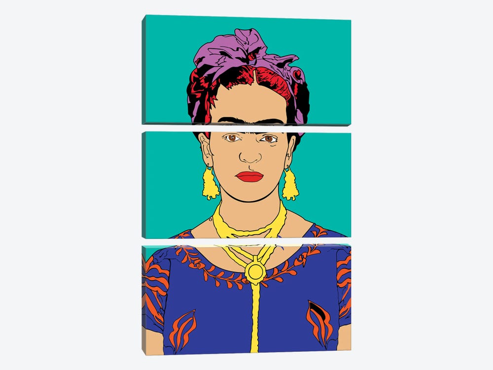 Frida Kahlo by Mark Ben Harris 3-piece Art Print
