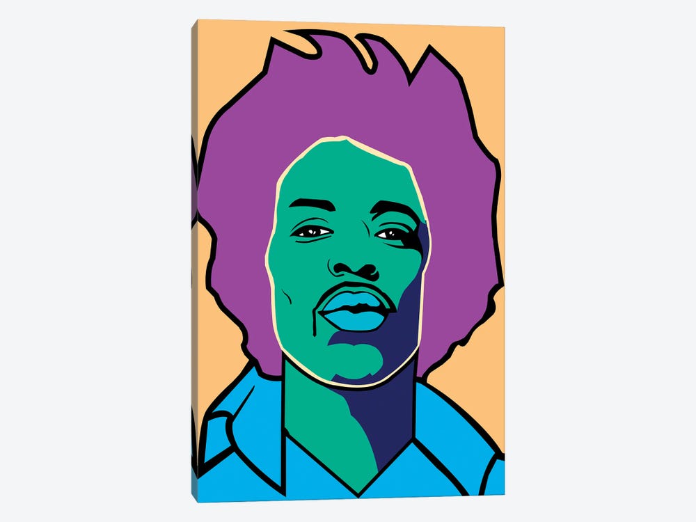 Jimi Hendrix by Mark Ben Harris 1-piece Canvas Print
