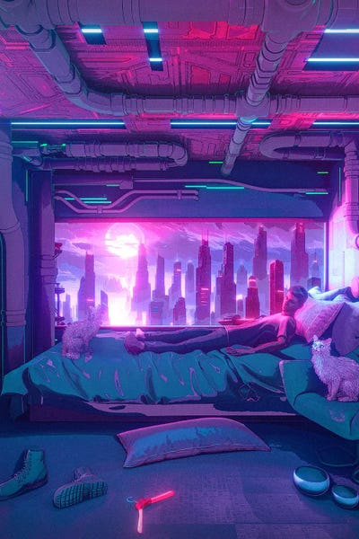 Lazy Days by Marischa Becker canvas print