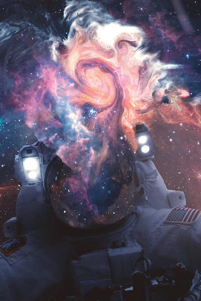Psychedelic: Cosmonaut I by Marischa Becker