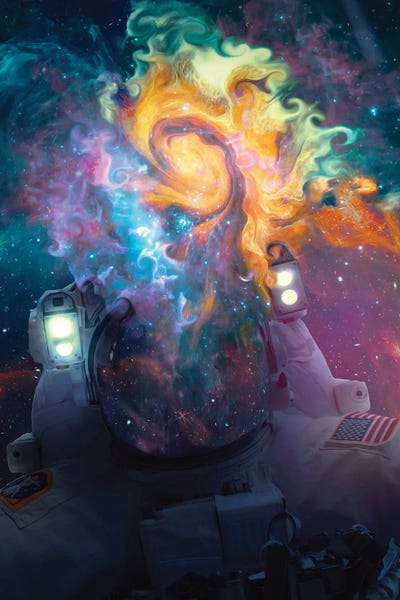 Cosmonaut II by Marischa Becker canvas print