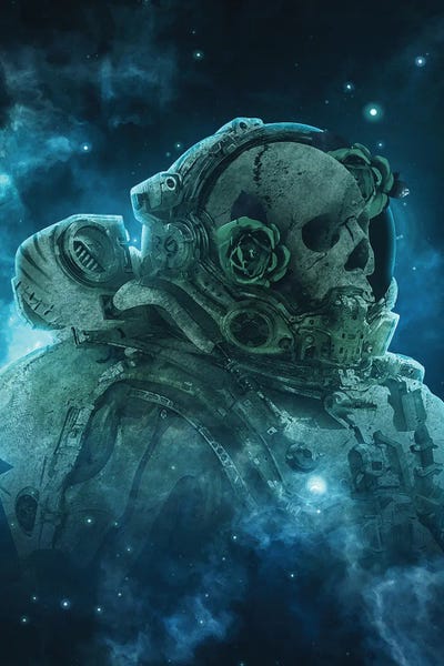 Death Skull II by Marischa Becker canvas print