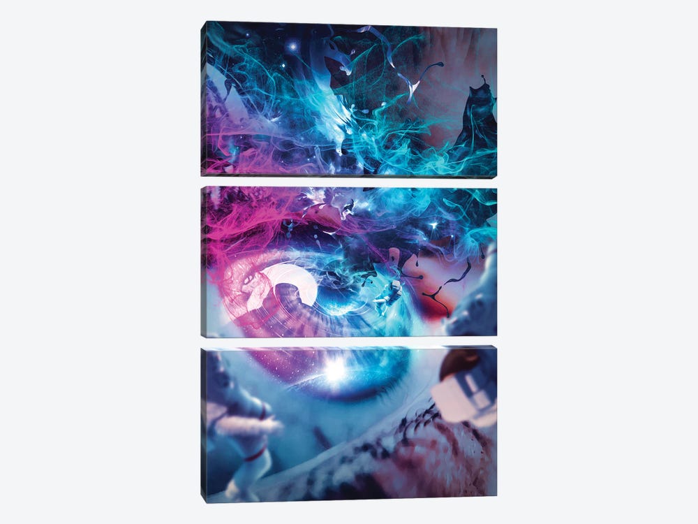 Eyestronaut 3-piece Canvas Artwork