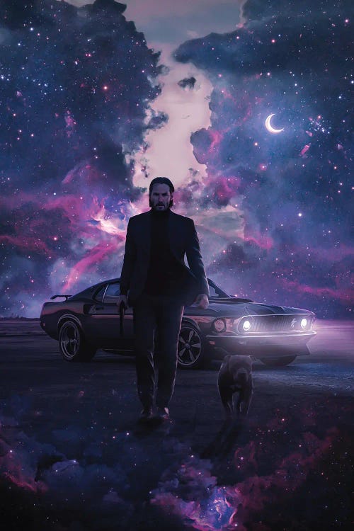 John Wick III by Marischa Becker wall art