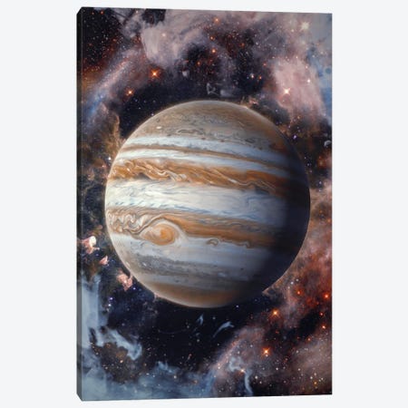 Jupiter Canvas Print #MBK47} by Marischa Becker Canvas Art Print