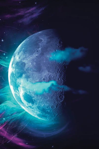 Moon by Marischa Becker canvas print