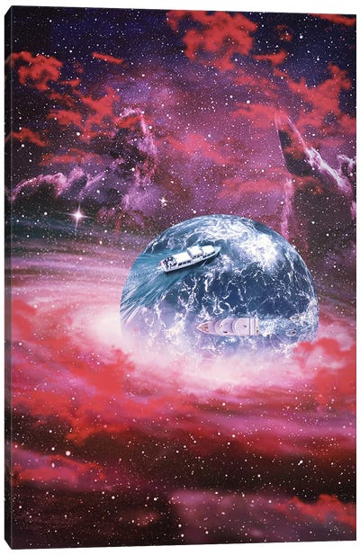 Planet W Canvas Art Print - Marischa Becker